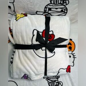 Twin Hello Kitty Halloween Blanket
